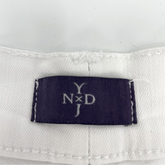 Not Your Daughter's Jeans | Cropped White Jeans with Jeweled Detail – Size 18W - Picture 5 of 10